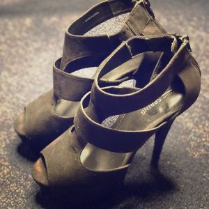 Black high heels